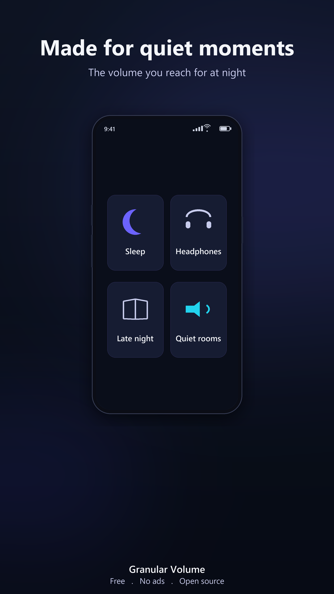 Made for quiet moments